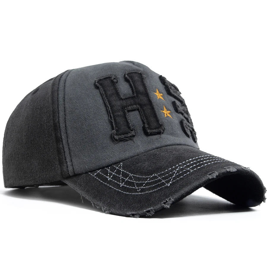 Men Women Baseball Cap Fashion Vintage Washed Cotton Hip Hop Hat Spring Summer Casual Truck Cap Outdoor Sun Visor Adjustable