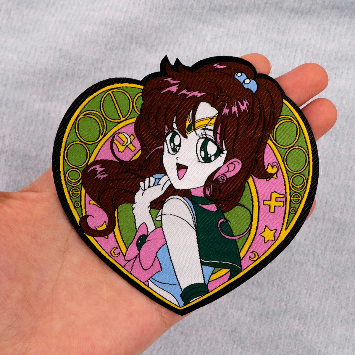 Cute Anime Girls Embroidery Patch Japanese Manga Iron On Patches For Clothing Thermoadhesive Patches On Clothes DIY Sew Badges