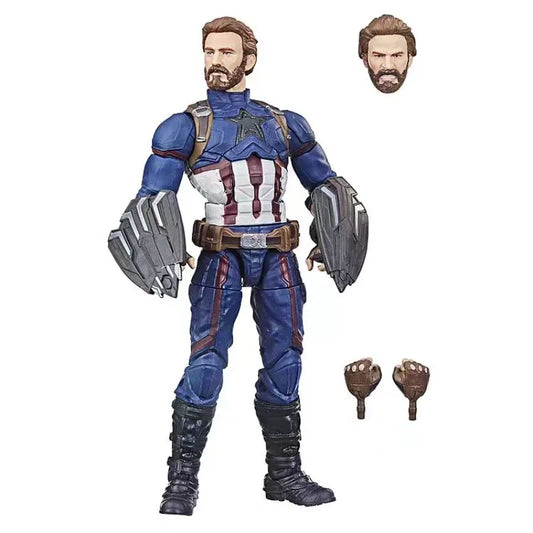 Original Hasbro Marvel Legends Series The Infinity SAGA Captain America Anime Figures Toys Collection