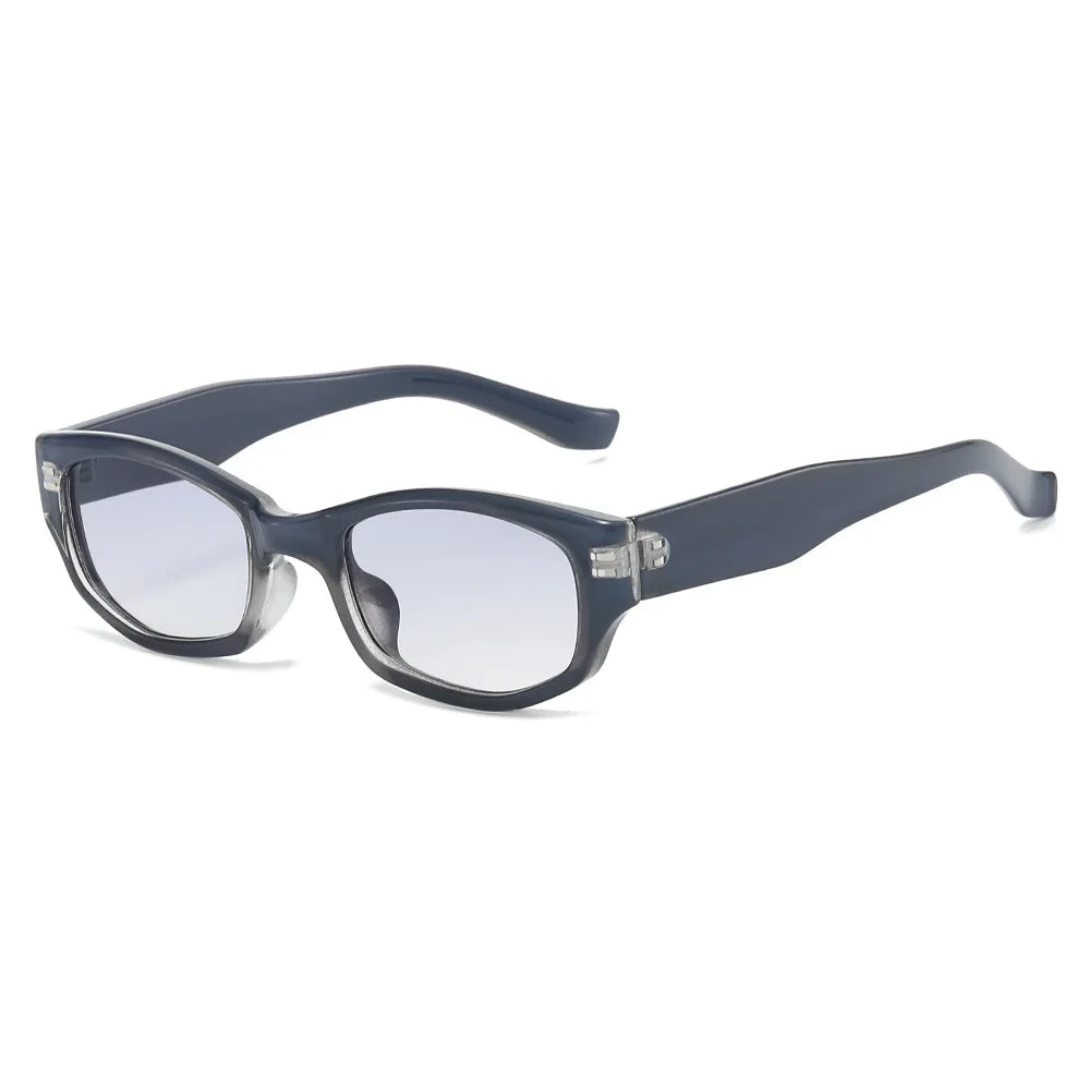 JNPCXI New Retro Small Rectangle Sunglasses Women Candy Colors Shades UV400 Square Men Sun Glasses