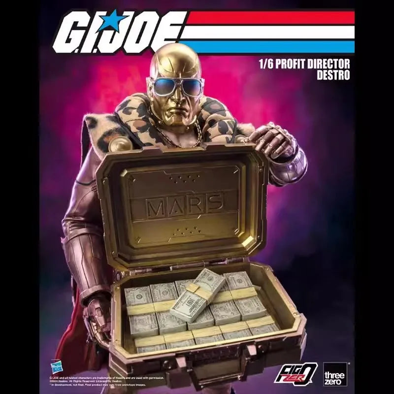 Original Hasbro Threezero FigZero G.I. Joe Series 1/6 PROFIT DIRECTOR DESTRO Action Toy Figure Mode Collection