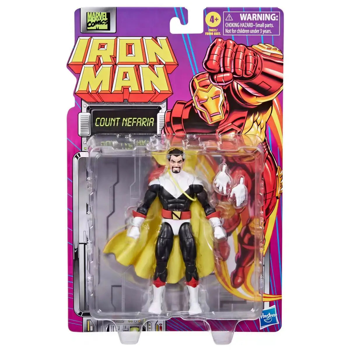 Original Hasbro Marvel Legends Series IRON MAN COUNT NEFARIA  Action Toy Figure Collection Model