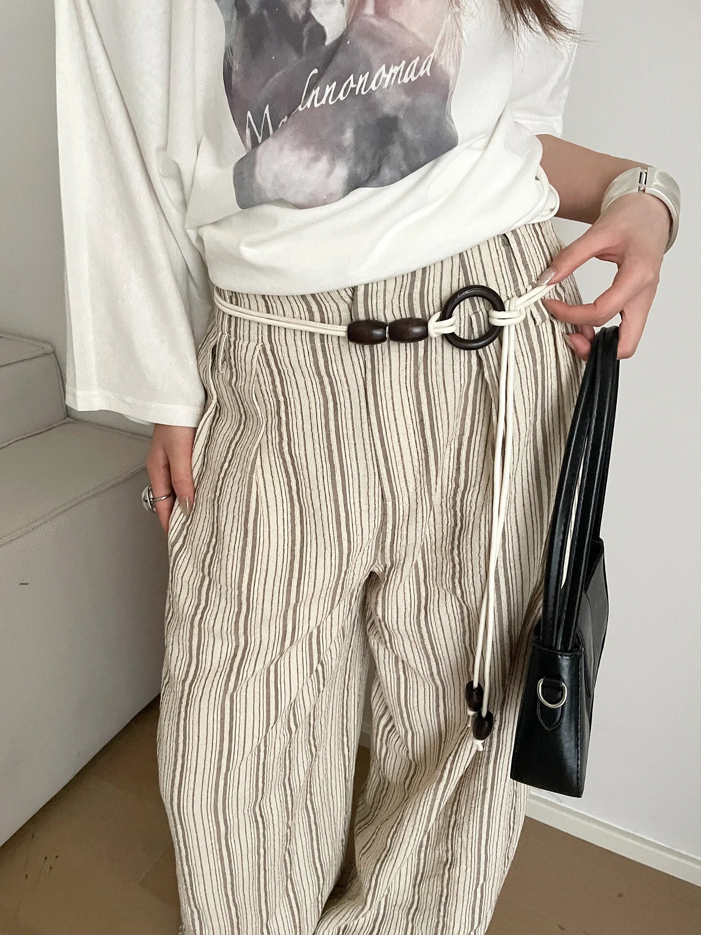 Retro Old Coin Style Neutral Relaxed Knot Belt For Women With Jeans Or Skirts High-End Versatile Waist Accessory