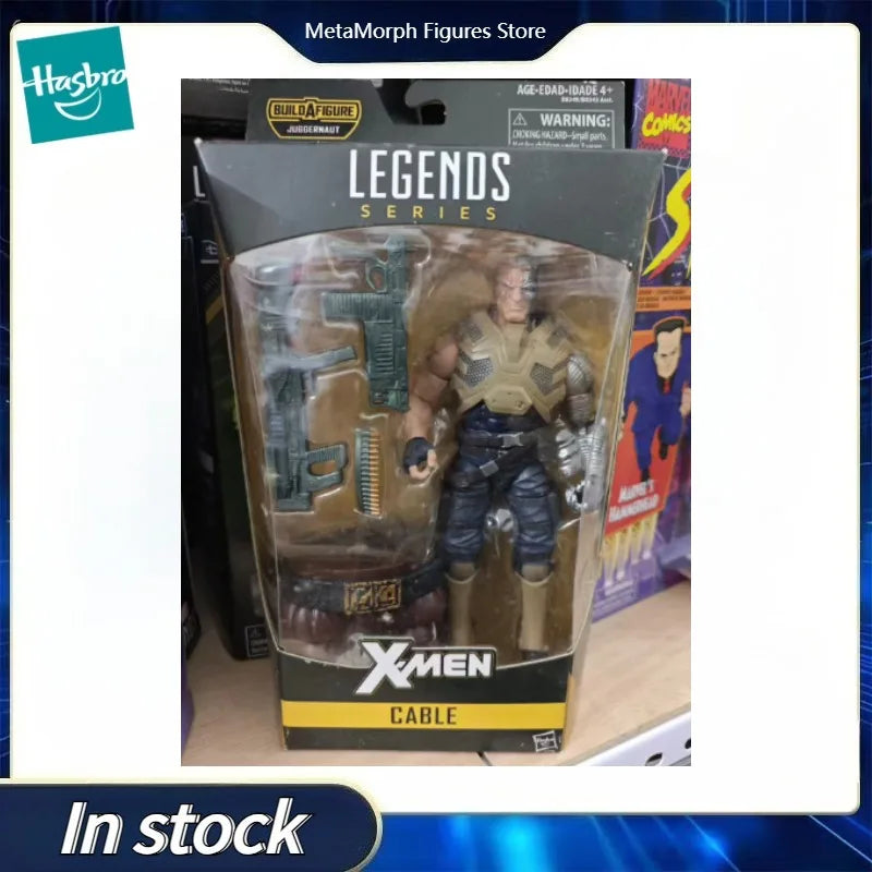Original Hasbro Marvel Legends Series X-MEN CABLE Anime Figure Toy Collection Model