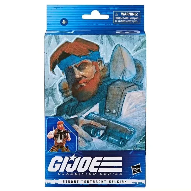 Original Hasbro G.I. Joe Classified Series Stuart Outback Selkirk Anime Figures Toys Collection Models