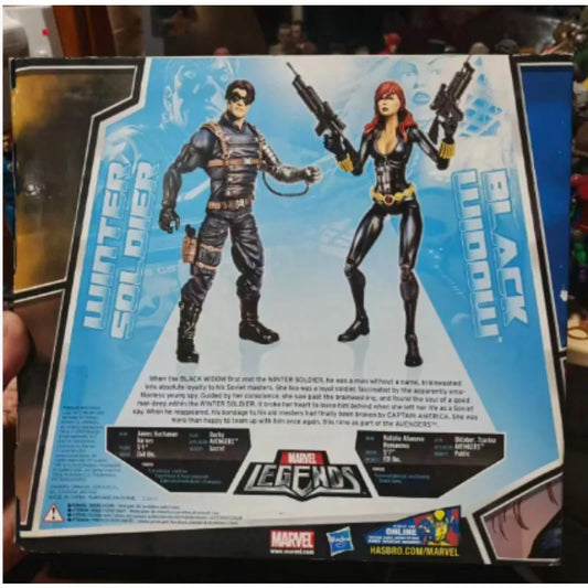 Original Hasbro Marvel Legends BLACK UIDOW UINTER SOLDIER Anime Figure Toy Collection Model