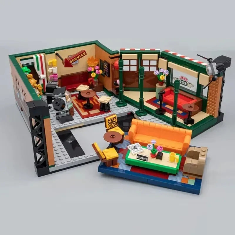 Friends Apartment 1070 pcs Building Block Bricks Toys Central Perk Model figures