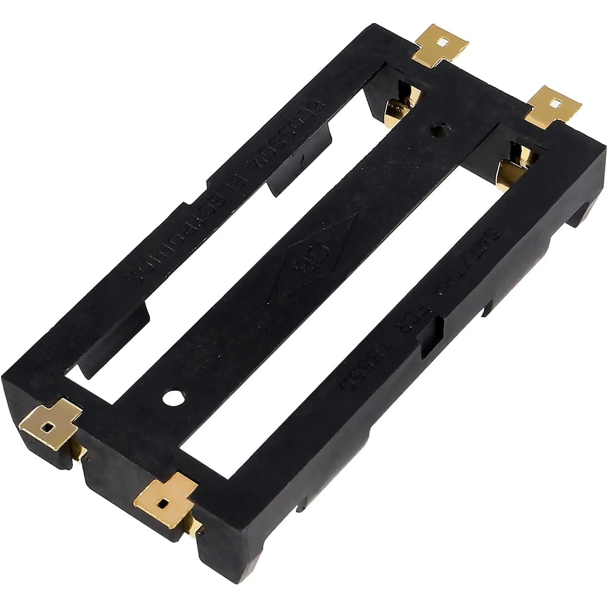 6PCS 18650 Battery Holders 2 Slots 18650 Battery Clip Holder Box Case for 18650 Battery Copper Contacts Battery Storage Case