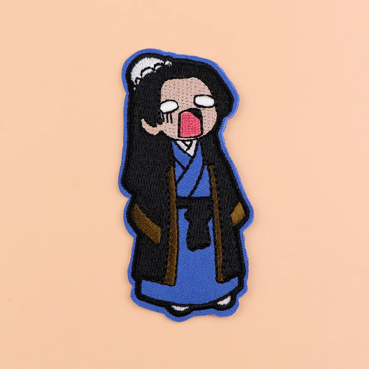 Funny Anime Boy Iron On Patch Clothes Patch For Clothing Cartoon Embroidered Patch Garment Apparel Accessories Sewing Stickers