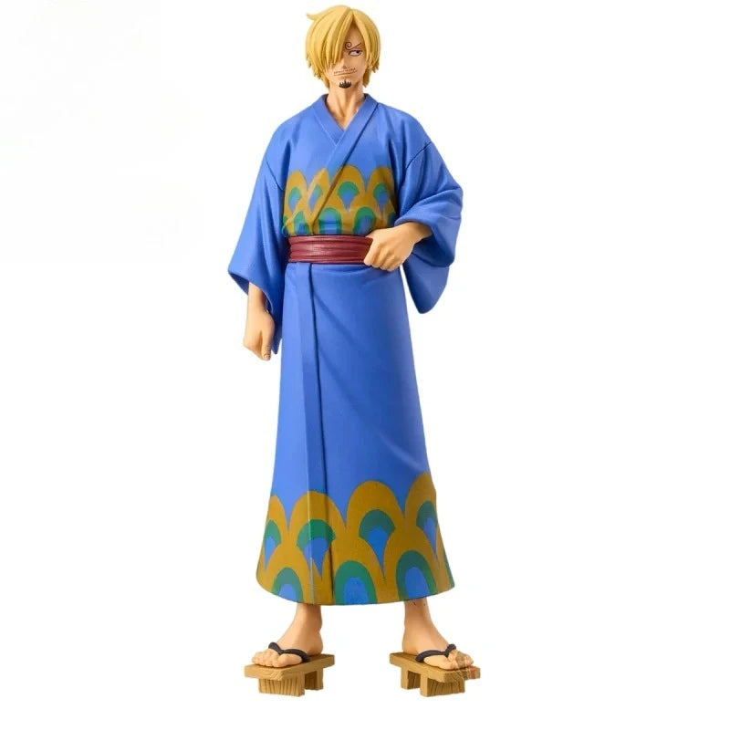 【IN STOCK】Original Banpresto DXF The Grandline Series One Piece Sanji Wano Country Yukata Ver. Action Figure Collectible Model
