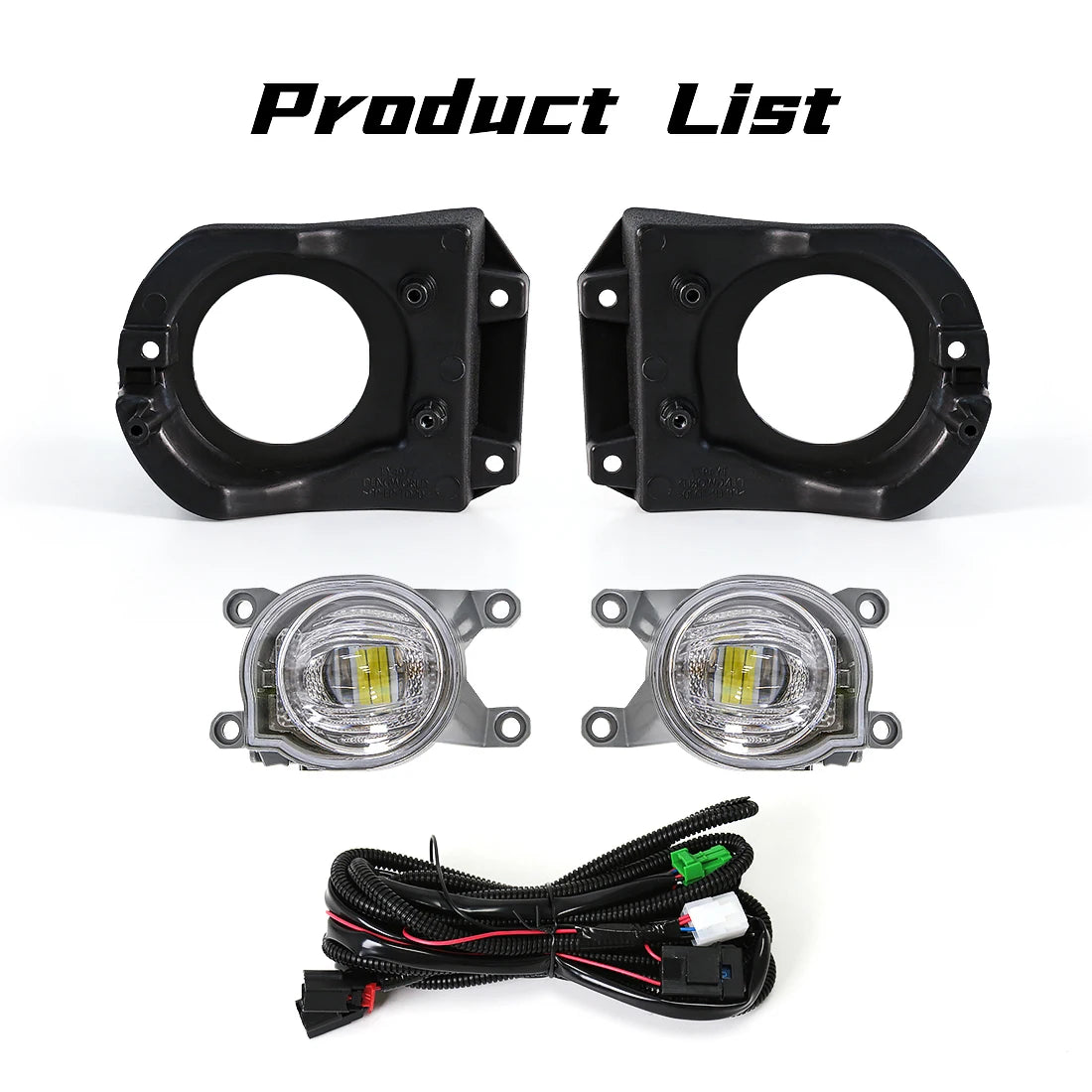 For Toyota Corolla Cross 2020 2021 2022 2023 Led Fog Lamp DRL Daytime Running Lights White Headlight Foglights Waterproof 12V