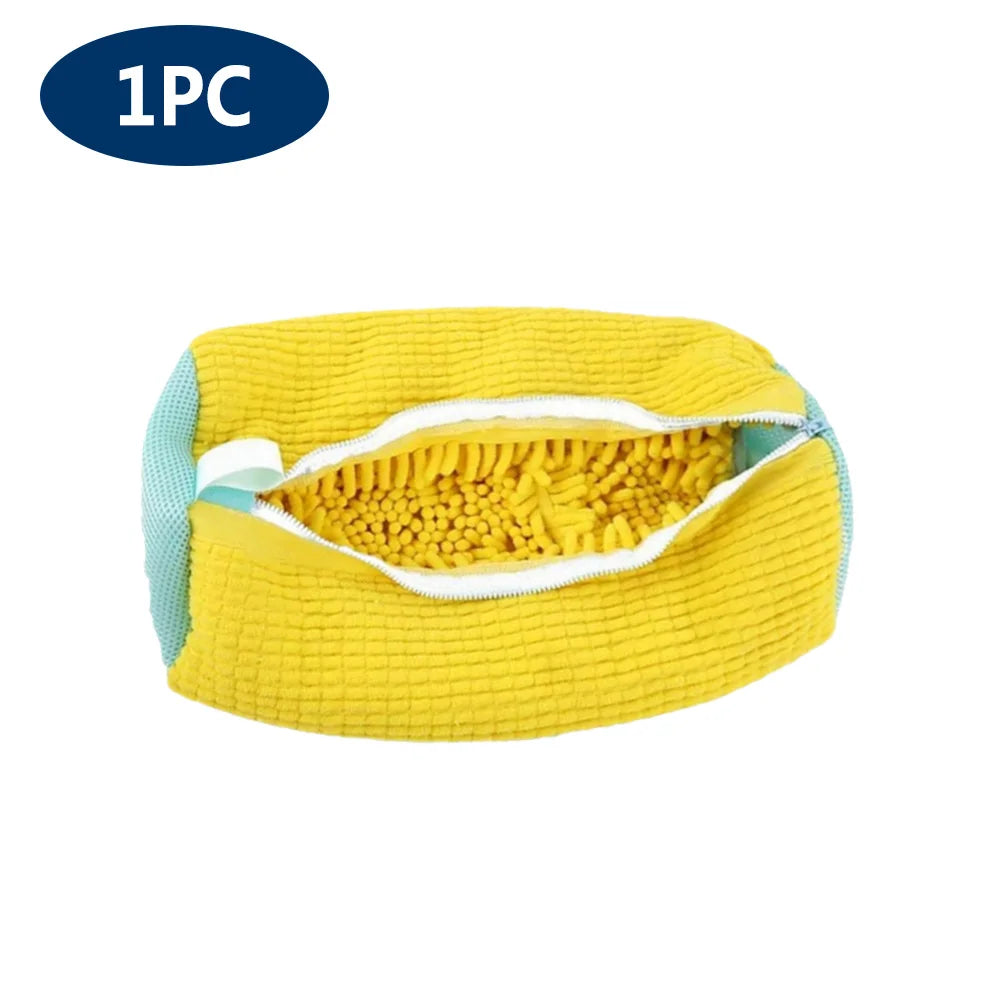 Shoe Washing Machine Bag Reusable Sneaker Cleaning Bag, Washer Mesh Laundry Bag