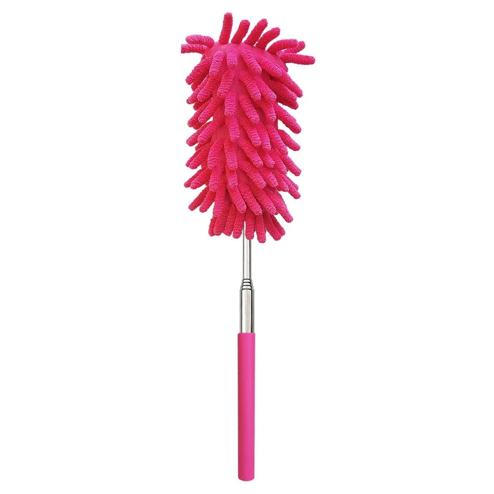 Extendable and Washable Microfibre Feather Duster, Reachable Microfibre Cleaning Tool, Small Dusters for Cleaning