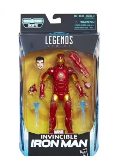 Original Hasbro Marvel Legends Series Invincible Iron Man Anime Figure Toy Collection Model