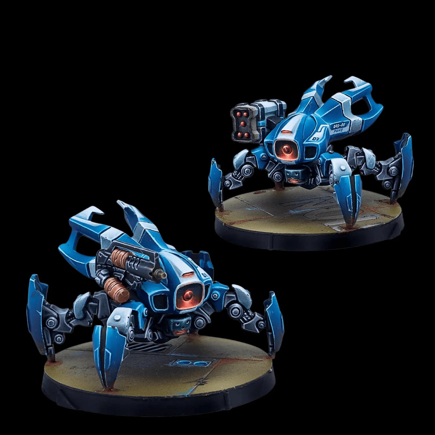Cast Resin Model Assembly Kit, GK, Drone Set 2 Sets, Unpainted, Need To Be Assembled, Including Base