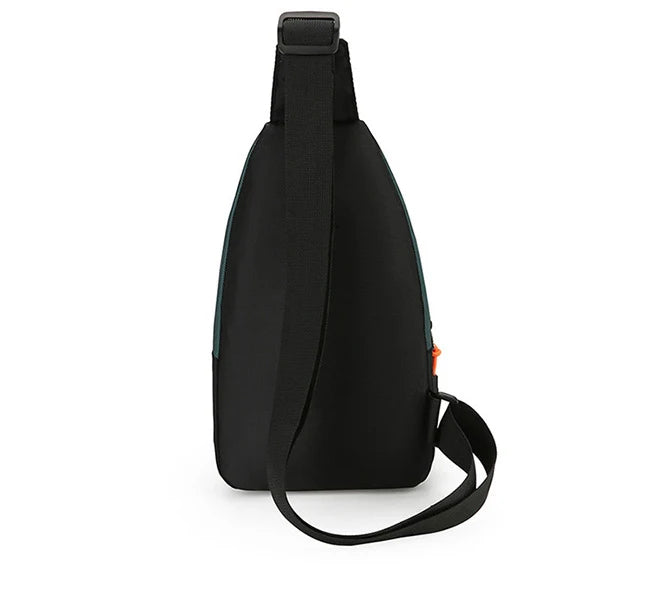 Men's Chest Casual Messenger Bag, Multifunctional Crossbody Shoulder Sling Bag