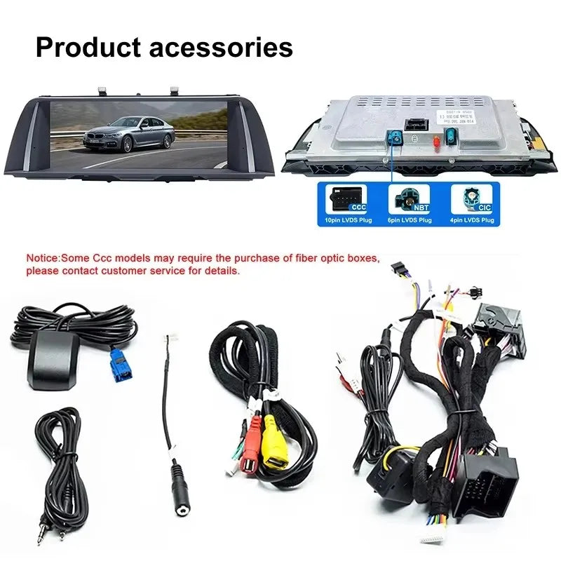 Android 13 For BMW 5 Series F10/F11 2011-2017 CIC NBT Car Multimedia Player GPS Navigation Head Unit Video Player Carplay