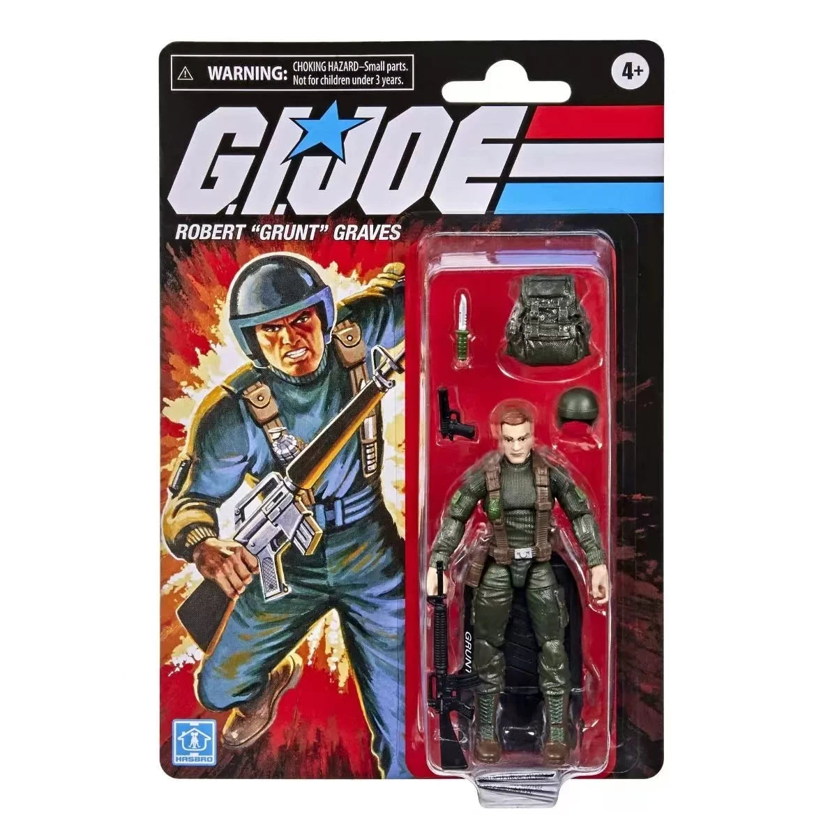 Original Hasbro G.I. Joe Classified Series Retro Hanging Card COBRA TROOPER/OFFICER/Grant/STALKER Anime Figure Collection Toys