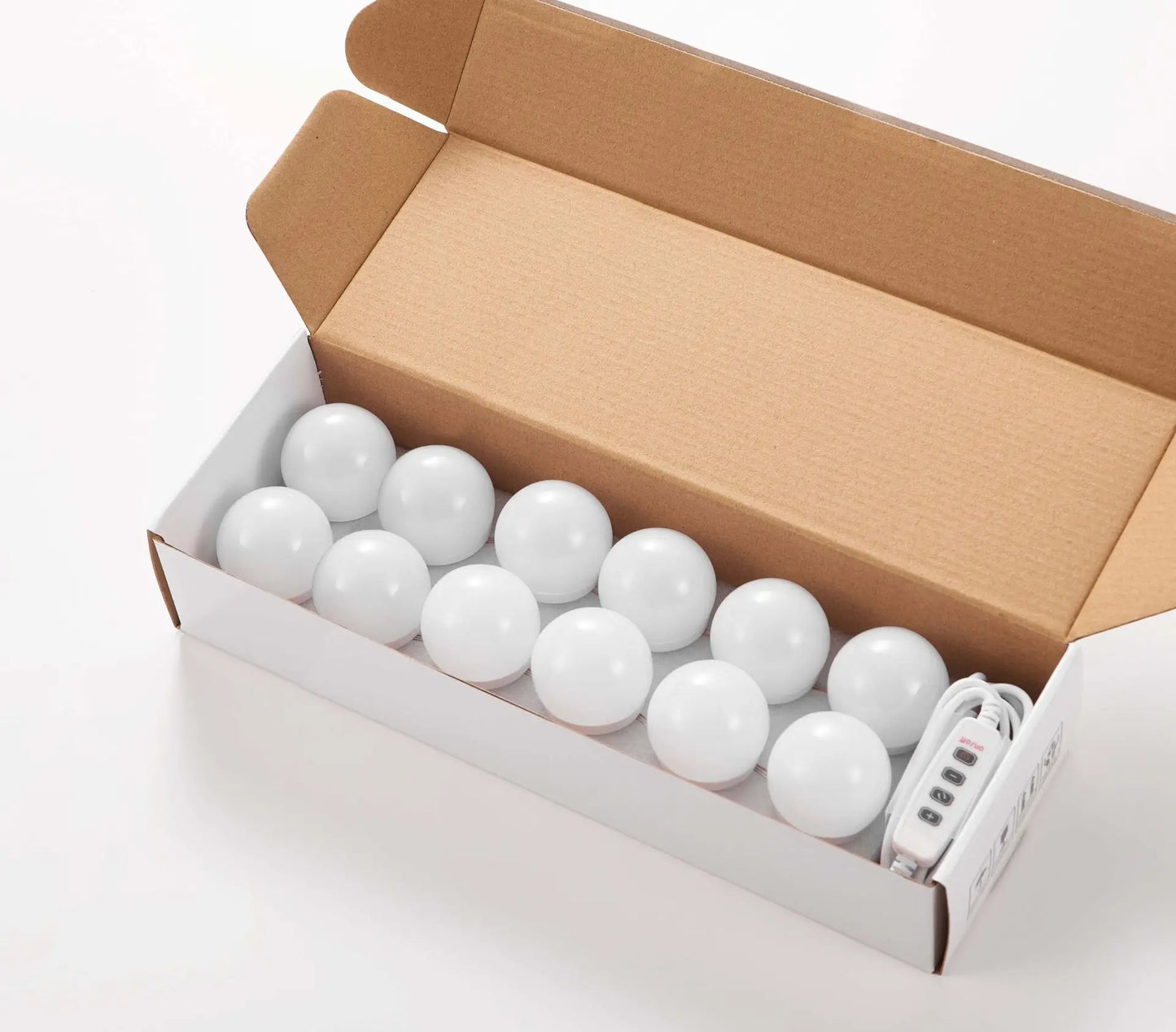 Vanity Mirror Fill Light Adjustable Luminance 3 Colors LED USB Wall Bulbs String