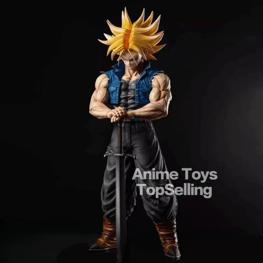 25cm/9.84in Anime Dragon Ball Z, Trunks Action Figures PVC Statue Collection