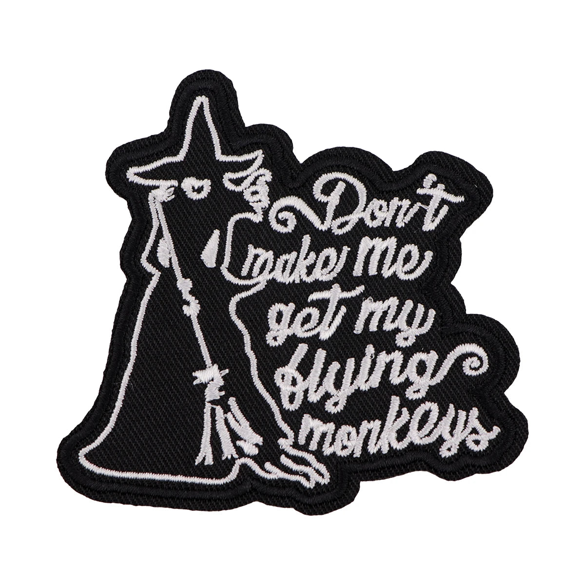 Funny Witch Embroidery Patch Iron On Patches for Clothing Thermoadhesive Patches Cartoon Patches On Clothes Badge DIY Sew
