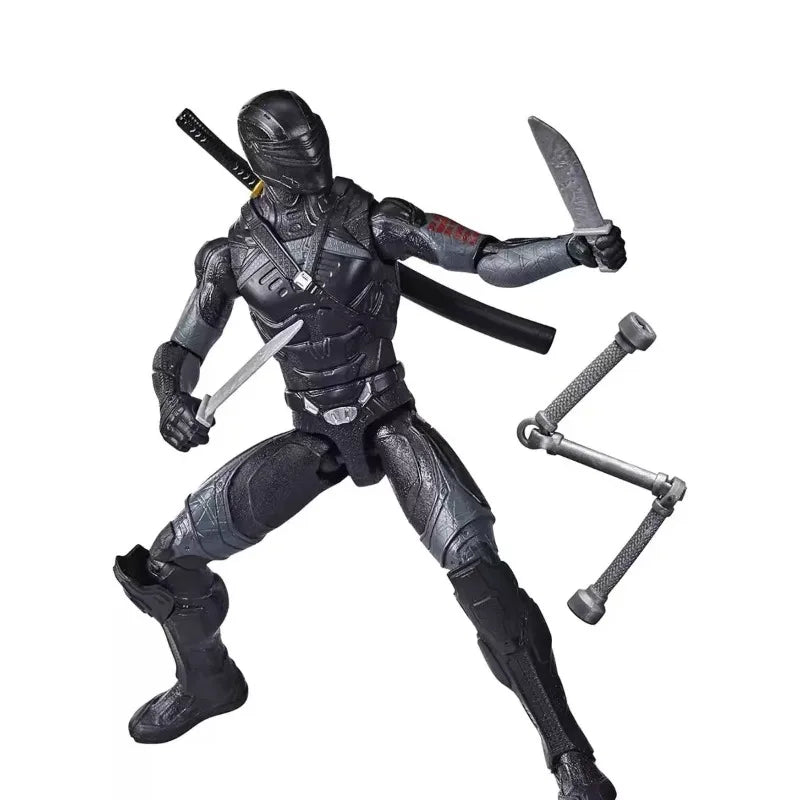 Original Hasbro G.I. Joe Classified Series SNAKE EYES Anime Figure Toy Collection Model