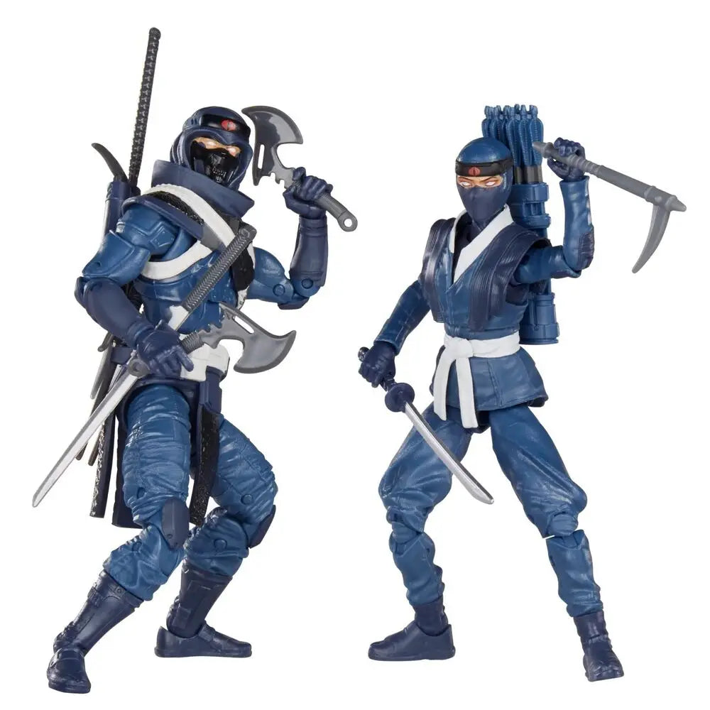 Hasbro G.I. Joe Classified Series 6" 051 Blue Ninjas 2-Pack Action Figure Model