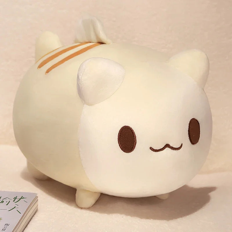 25/30cm Cute Cartoon Cat With Fish Tail Plush Toys Anime Kitty Stuffed Animal Doll Soft Baby Pillow Kids Birthday Gift for Girls