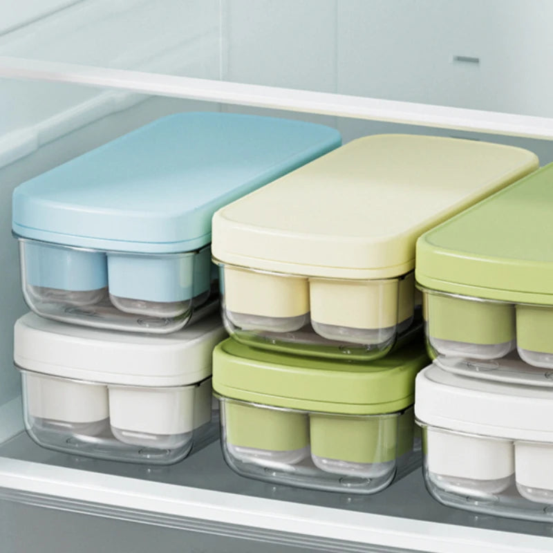 Easy-Press Silicone Ice Cube Tray - Food Grade, Quick-Freeze Mold for Home, Kitchen & Outdoor Use, Ideal Kitchen Accessory