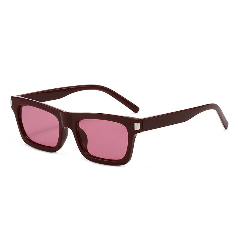JNPCXI New Fashion Small Square Sunglasses Women Luxury Retro Shades UV400 Men Trending Sun Glasses Sunglasses for Women Men