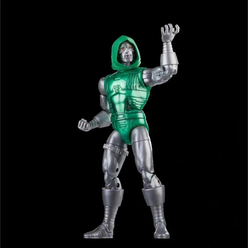 Original Hasbro Marvel Legends Series CAPTAIN MARVEL VS.DOCTOR DOOM Anime Figure Toy Collection Model