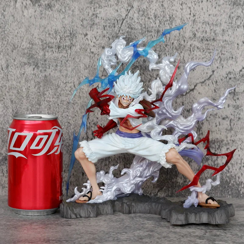 10 Inches One Piece Raiden Five Gear Nica Lightning Luffy Action Figure Collection