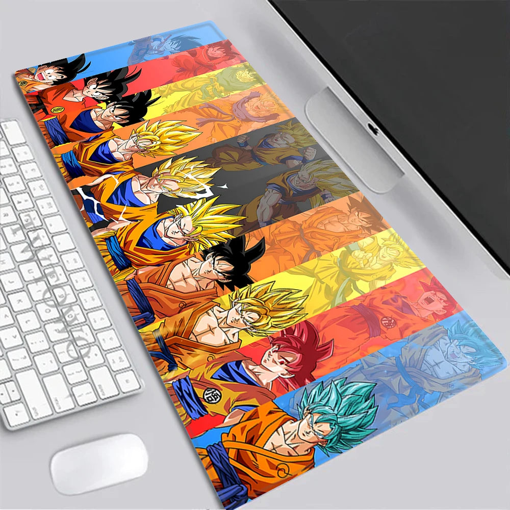 Anime Balls Goku D-dragons PC8 Game Locking Edge NonSlip Mat Keyboard Mouse Pad