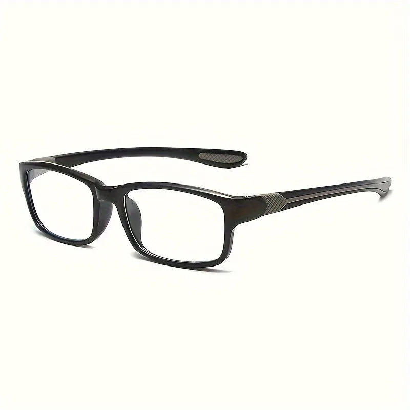 3 Pairs of Unisex Sports Reading Glasses Rectangular Frame Anti Blue Light Comfortable Reading Glasses for Elderly People