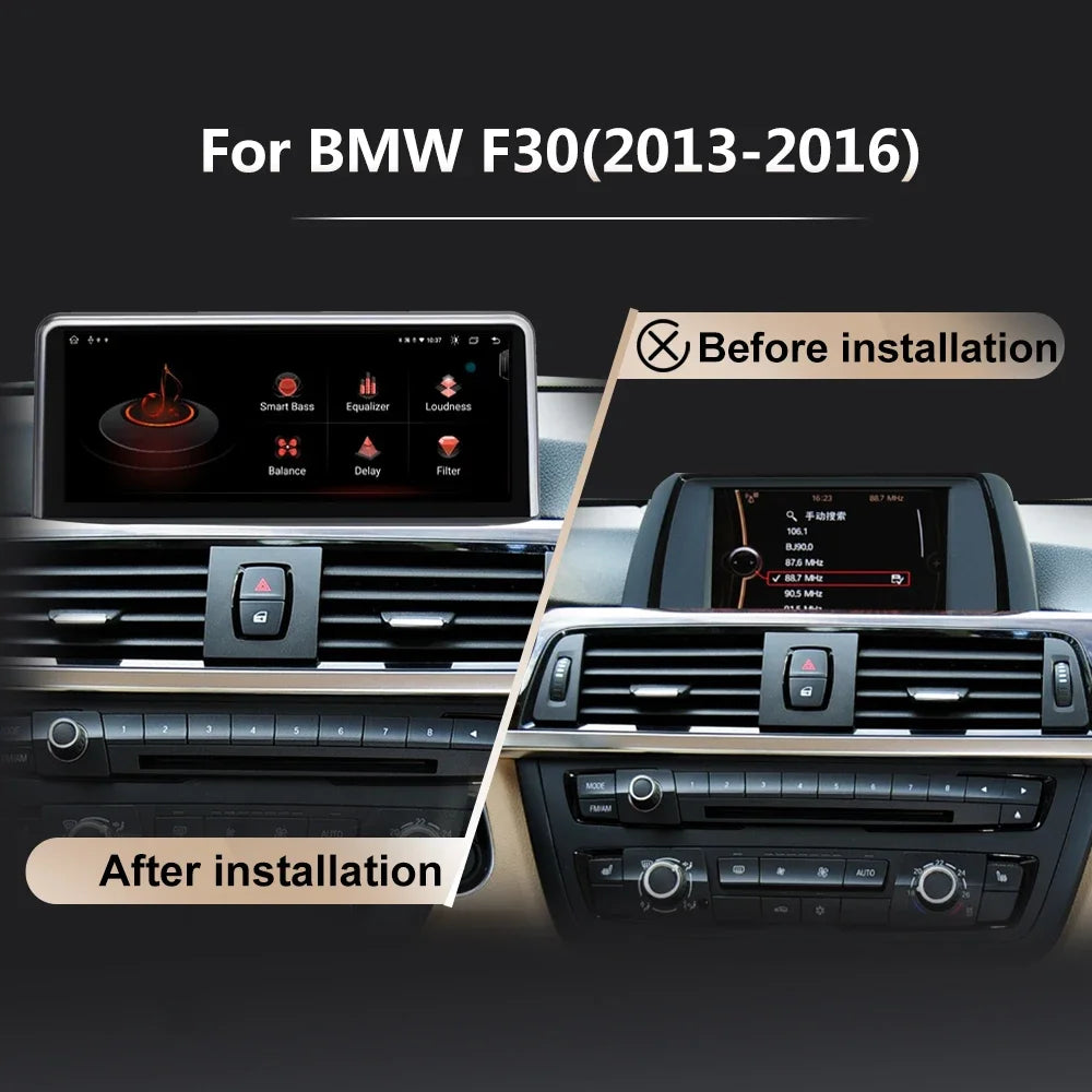 Carplay Android car radio for BMW 3 Series F30/F31/F34 4 Series F32/F33/F36 NBT System Car Multimedia Player 8Core/4G/GPS