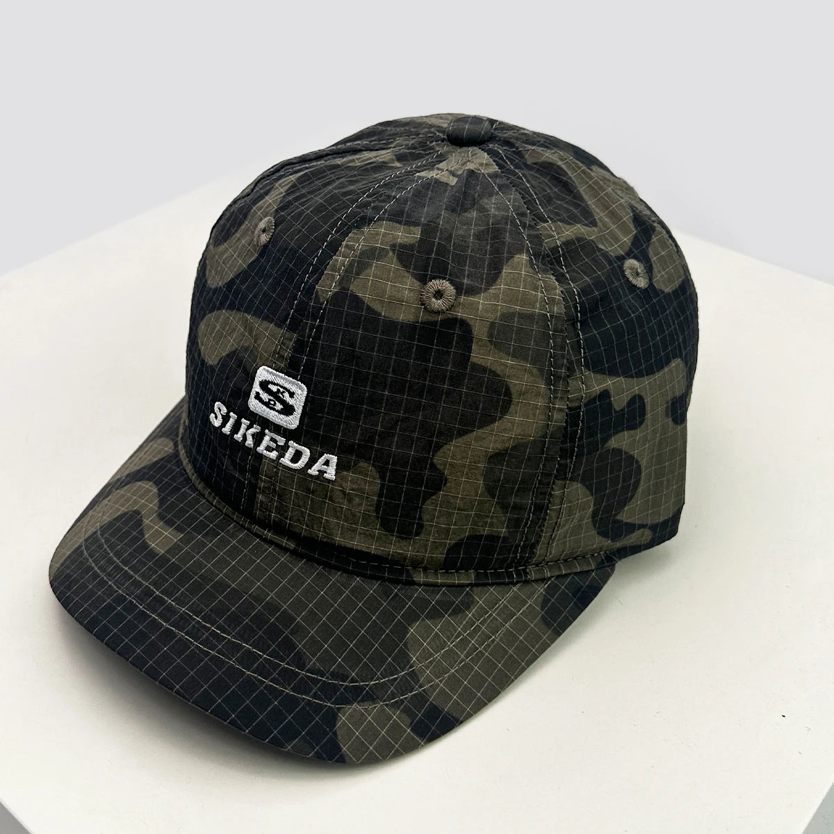 New Unisex Short Eave CAMO Letter Embroidery Baseball Hats Sunshade Quick Drying Breathable Personal Peaked Caps Versatile Solid