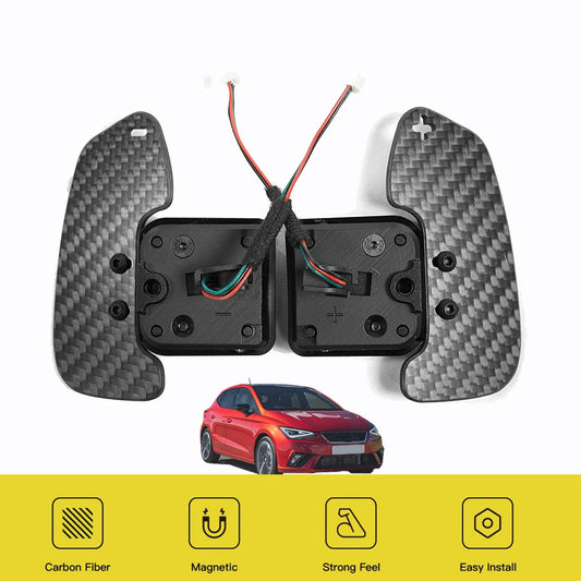 Carbon Fiber Paddle Shifter For Seat Magnetic Paddle Shift Aluminum Alloy Leon Cupra Formentor Leon ST