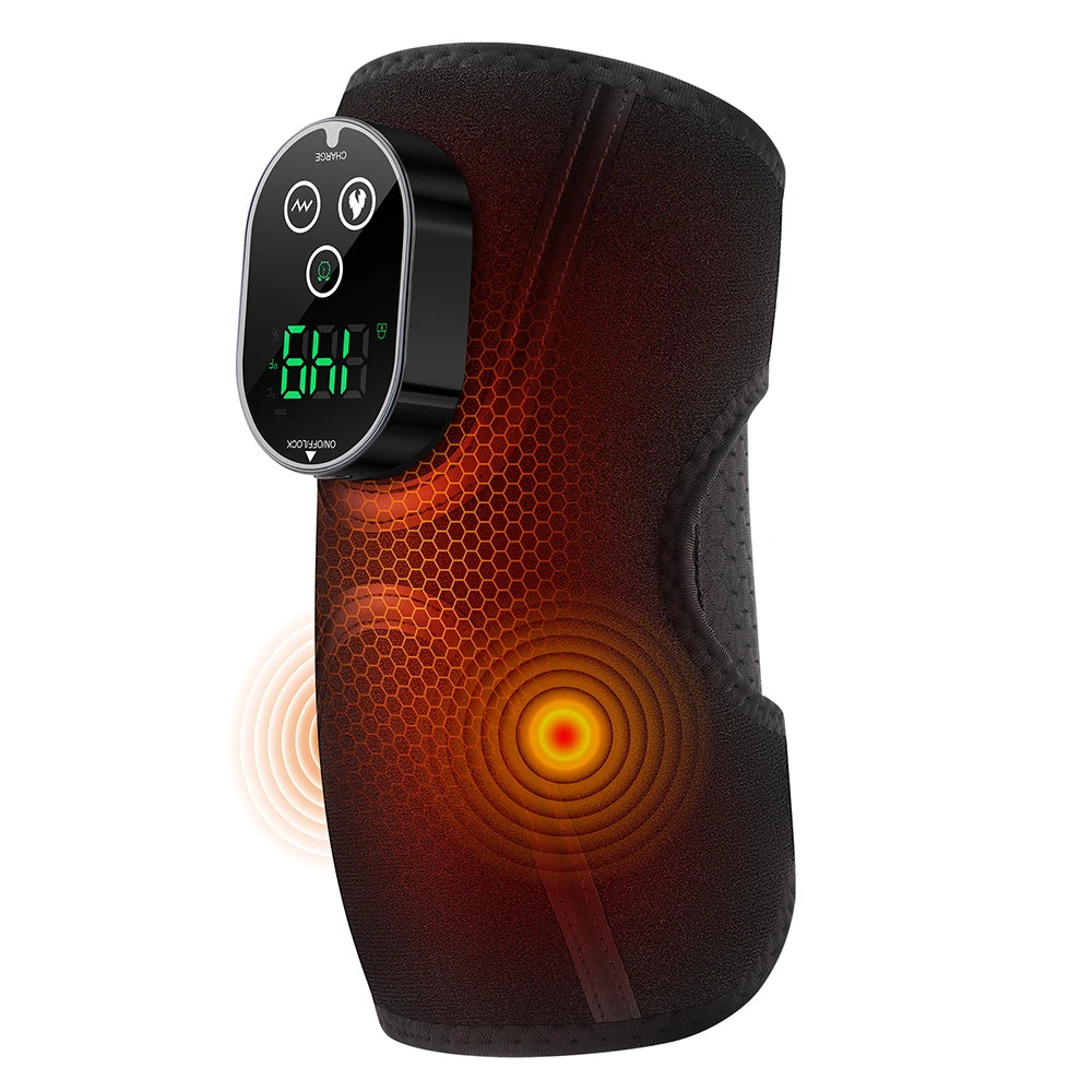 Electric Heating Elbow Support -Vibration Massager Hot Compress Relieves Elbow Fatigue Discomfort Arthritis Joint Pain Relief