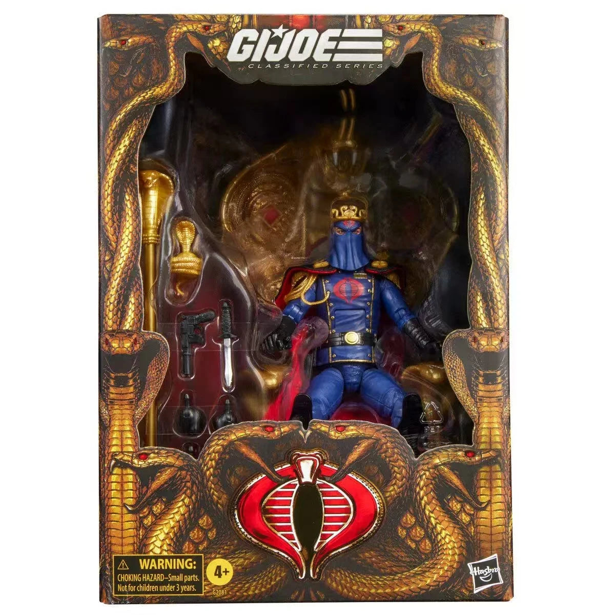 【Pre Sale】Original Hasbro G.I. Joe Classified Series Cobra Commander Action Toy Figure Collection Model