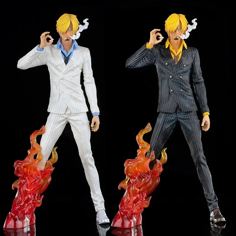 12.6" One Piece Anime Sanji Action Figure Vinsmoke Sanji Figma PVC Model Statue