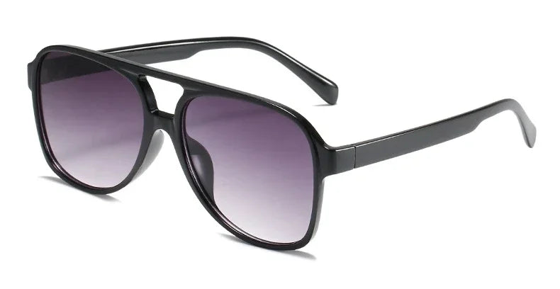 JNPCXI Double Bridge Classic Pilot Sunglasses Women Retro Vintage Sun Shades Glasses Unisex Driving Eyewear