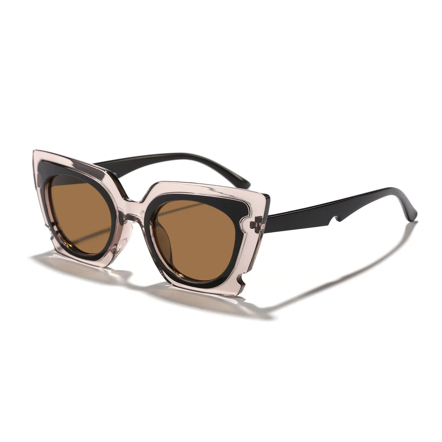JNPCXI Vintage Cat Eye Sunglasses Woman Brand Designer Retro Square Sun Glasses Female Eyewear Fashion Driving Shades