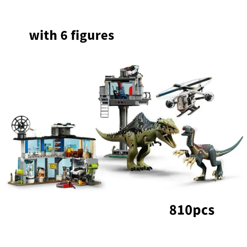 Dinosaur Park 76949 Giganotosaurus & Therizinosaurus Attack Base Building Blocks