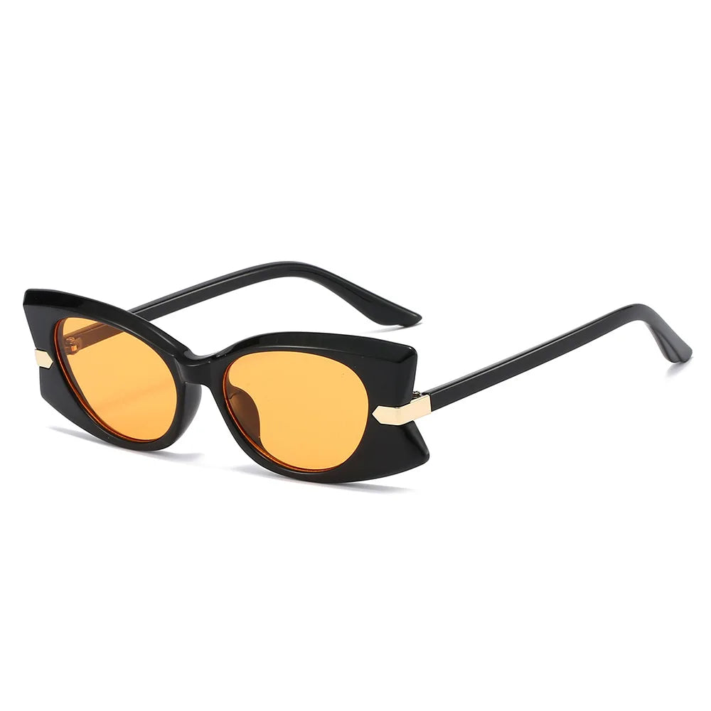 JNPCXI New High Quality Sun Glasses Travel Butterfly Frame Decoration Shades UV400 Punk Retro Sunglasses Eyeglasses for Women