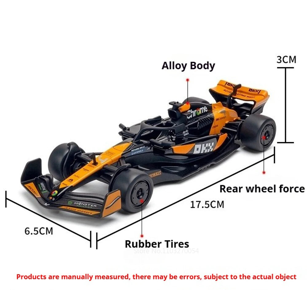1:32 F1 Formula E Racing Cars Diecast Alloy Model Toys Rubber Tires Exquisite Body High Simulation Models Bookshelf Decorations