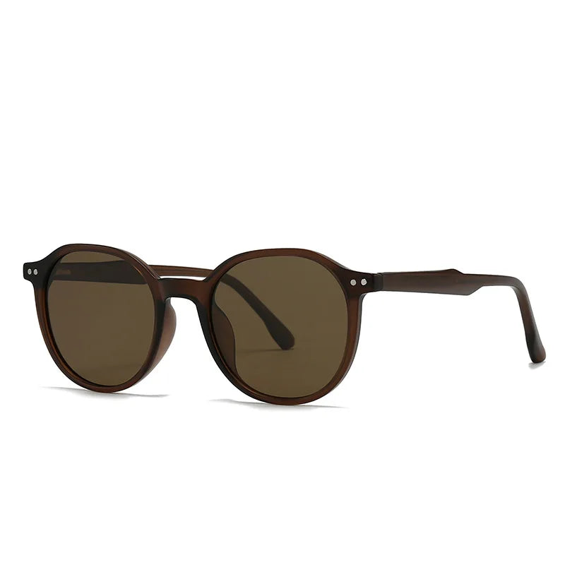 JNPCXI New Retro Round Women Luxury Sunglasses Fashion Rivets Men Sun Glasses Shades UV400