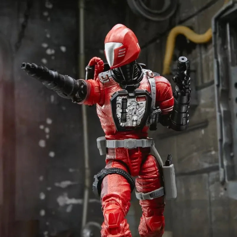 Original Hasbro G.I. Joe Classified Series 60 CRIMSON B.A.T. Anime Figure Collection Toys Ornaments