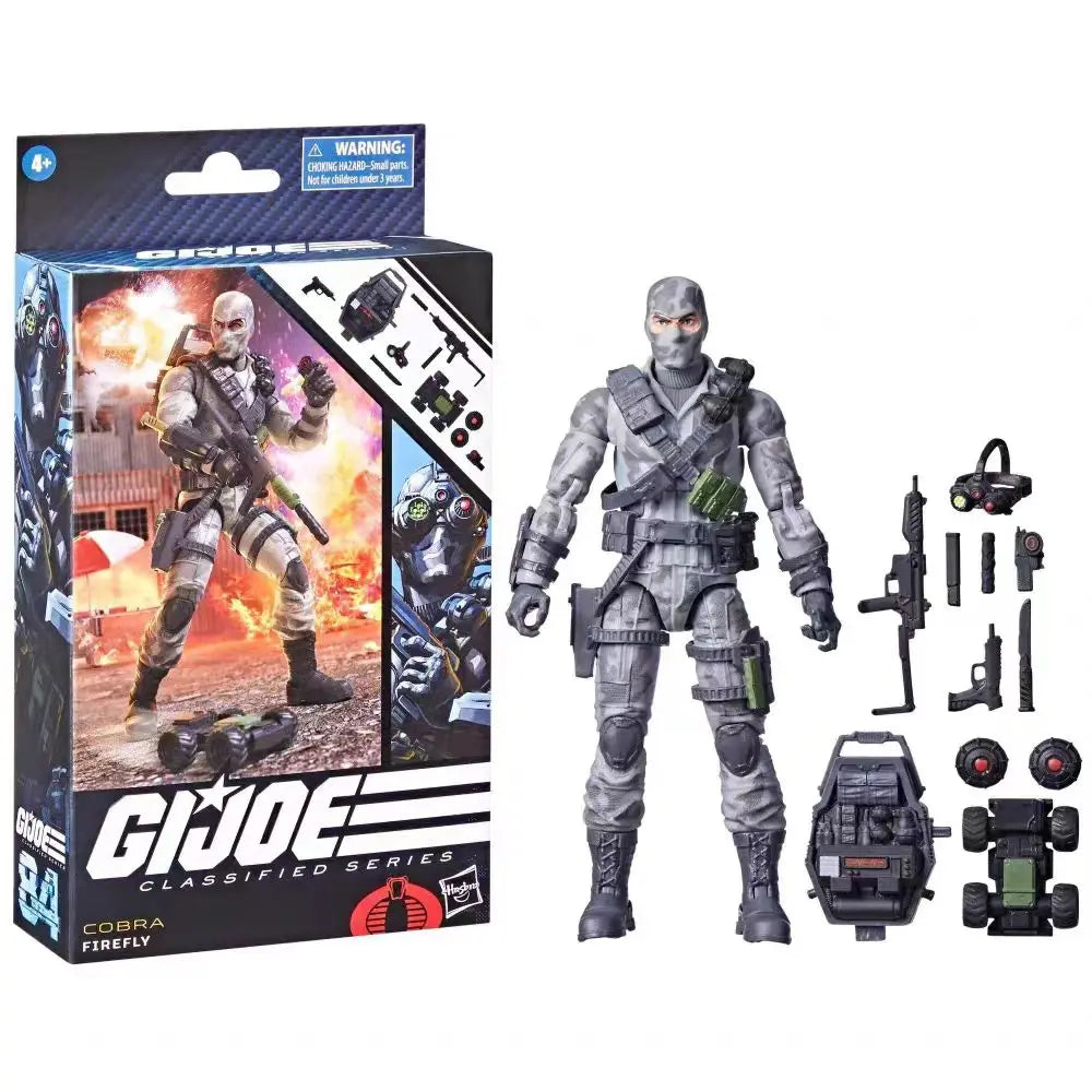 Original Hasbro G.I. Joe Classified Series 84 COBRA Firefly Anime Figure Model Toy Ornaments