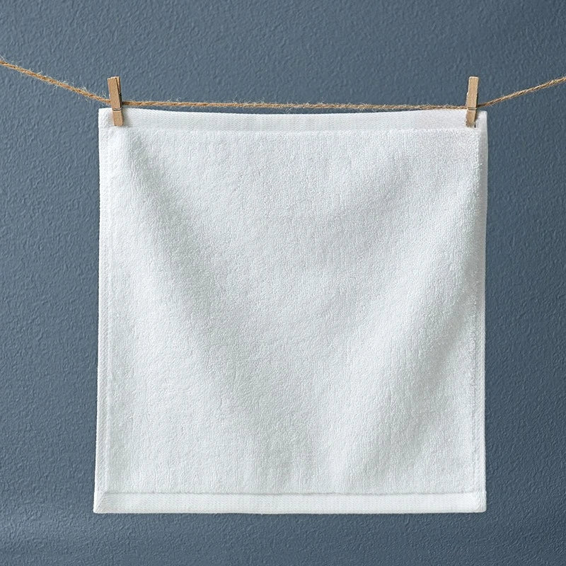 30x30cm Pure Cotton Face Towel: Soft Handkerchief for Kids, Restaurant Napkin & Multi-Purpose Rag