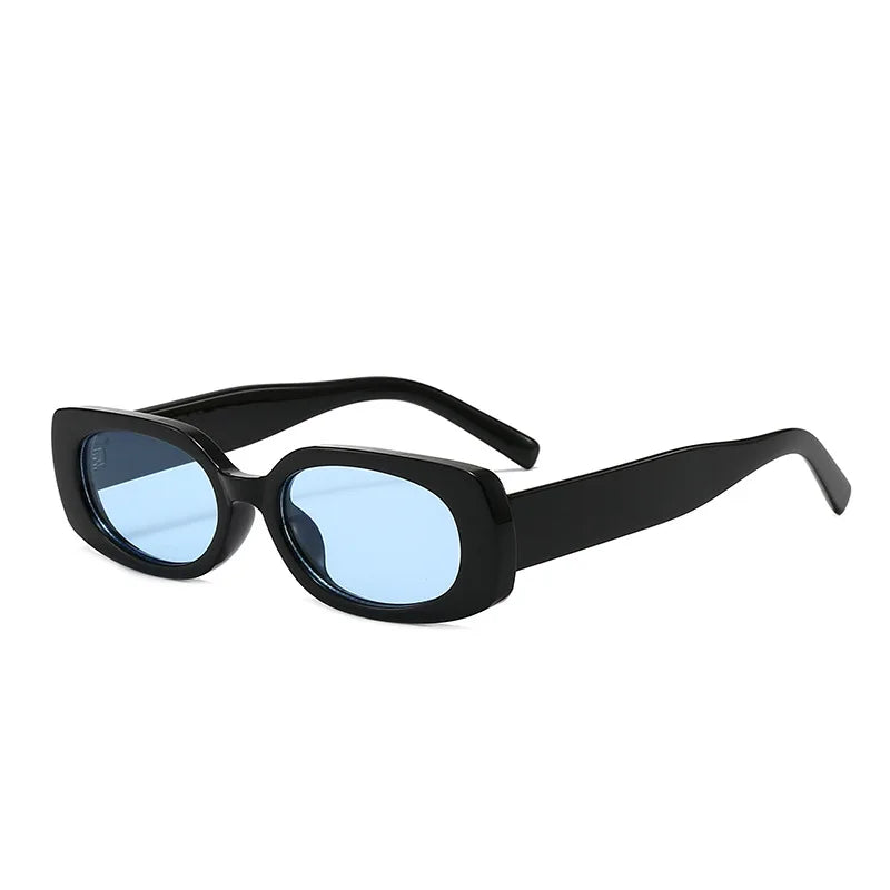 JNPCXI Ins Hot Fashion Small Rectangle Sunglasses Women Retro Candy Color Shades UV400 Men Punk Leopard Sun Glasses